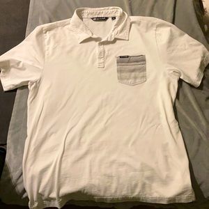 TRAVIS MATHEW WHITE GOLF POLO SIZE LARGE. $30!